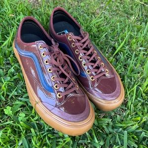 Unique Vans Alex Knost Maroon & Blue Men Shoes